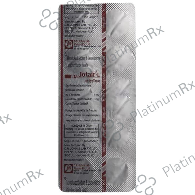 Jotair L 5/10mg Tablet 10s