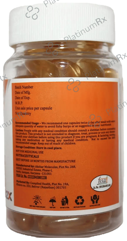 Biomore Double Strength Omega 3 Fish Oil Capsule 60s