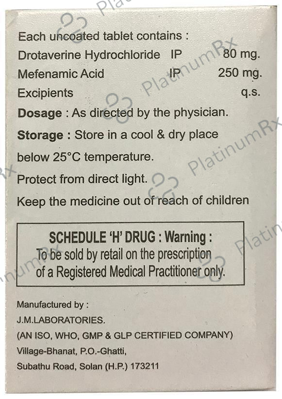 DVM 80/250mg Tablet 10s