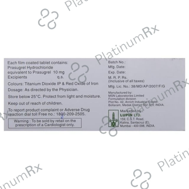 Prasudoc 10mg Tablet 10s