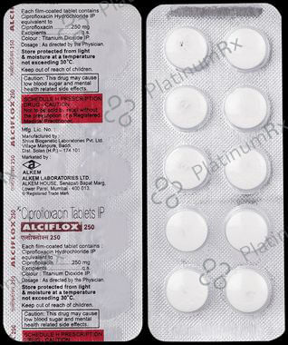 Alciflox 250mg Tablet 10s