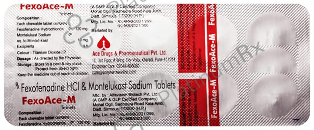 Fexoace 120/10mg M Tablet 10s