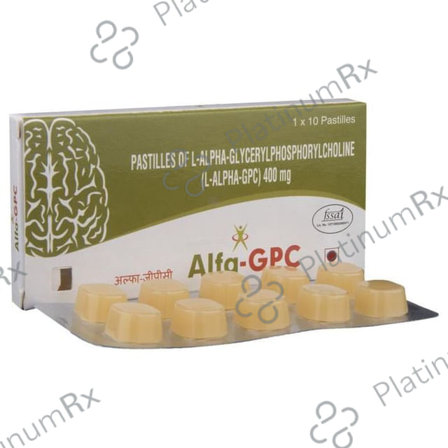 Alfa GPC 400mg Pastilles 10s