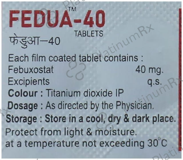 Fedua 40mg Tablet