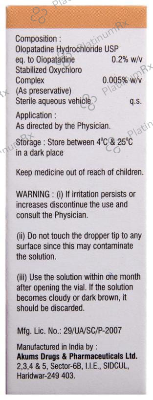 Oloday Ophthalmic Solution