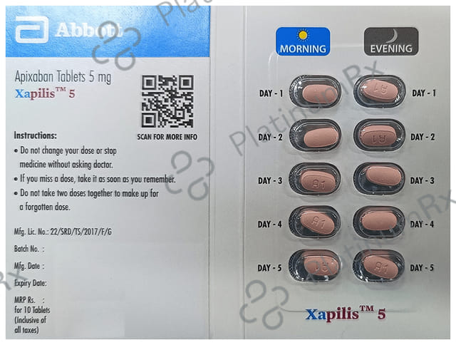 Xapilis 5mg Tablet 10s