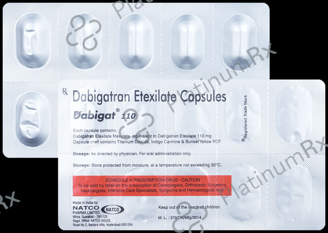 Dabigat 110mg Capsule 10s