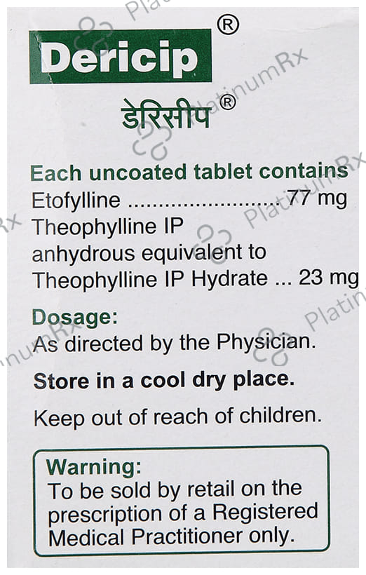 Dericip 100mg Tablet 10s