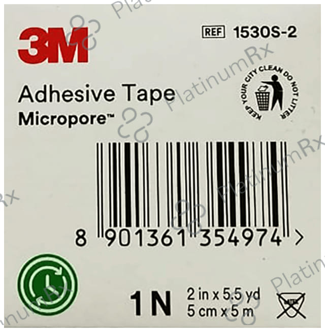 3M Micropore 1530S 2 Tape 1X(2 inch x 5.5 yard)