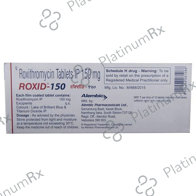 Roxid 150mg Tablet 10s