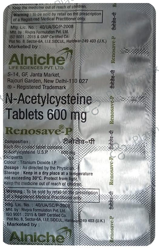 Renosave P 600mg Tablet