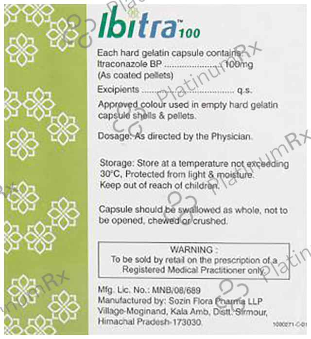 Ibitra 100mg Capsule