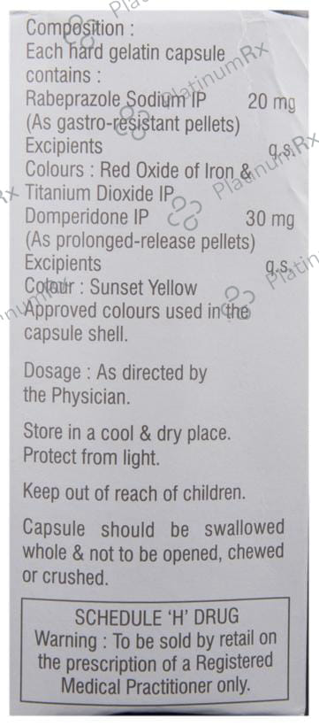 Rabifast DSR 30/20mg Capsule PR 15s