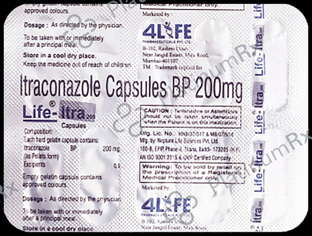 Life Itra 200mg Capsule 10s