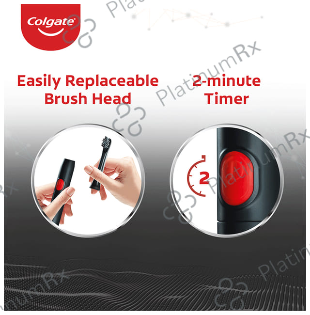 Colgate Battery Operated Toothbrush 150 Proclinical Charcoal