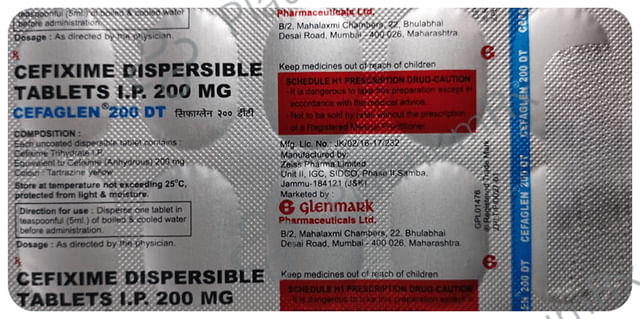 Cefaglen 200mg DT Tablet 10s