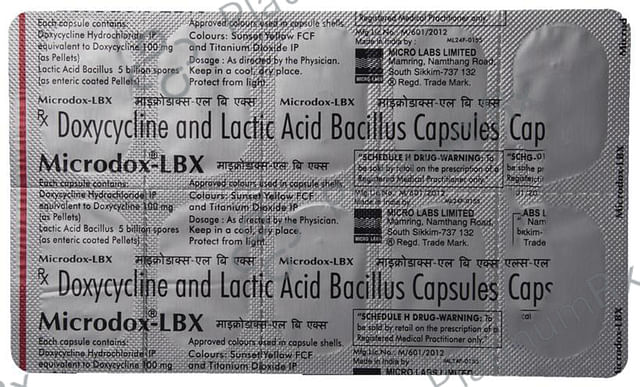 Microdox LBX 100mg/5B Capsule 10s