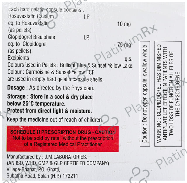Truvas 75/10mg CV Capsule 10s