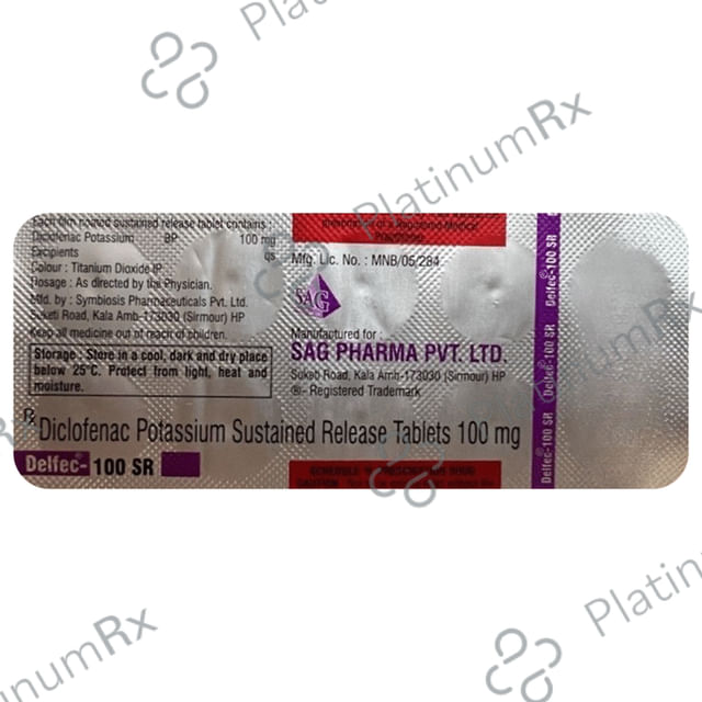 Delfec 100 SR Tablet