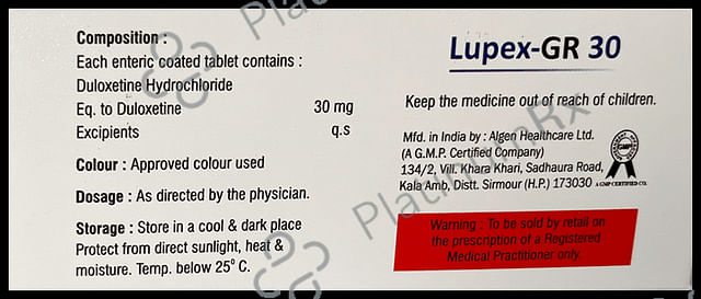 Lupex 30mg Tablet DR