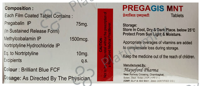 Pregagis MNT Tablet SR 10s