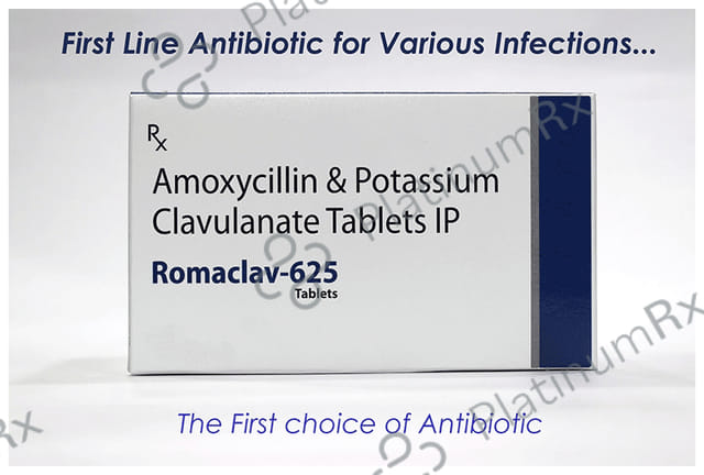 Romaclav 625 Tablet