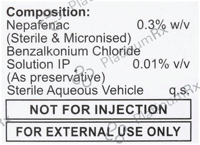 Nepa OD Ophthalmic Suspension 0.3% 3ml