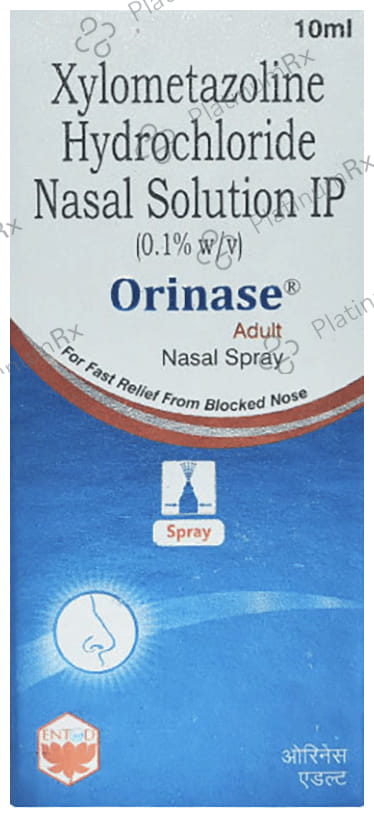 Orinase 0.1% Adult Nasal Spray 10ml