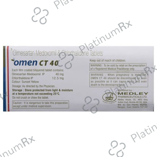 Omen CT 12.5/40mg Tablet 10s
