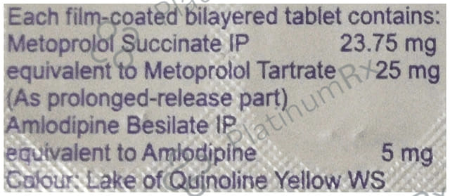 Revolol AM 5mg/25mg Tablet