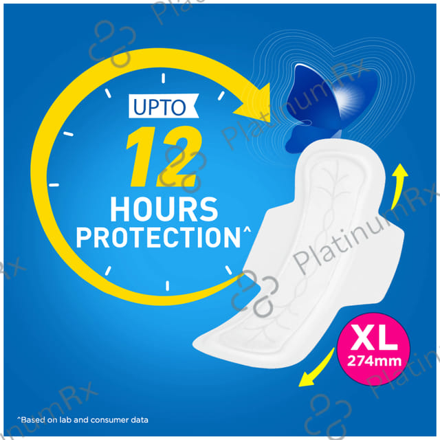 Stayfree Secure Cottony Soft with Wings Pads XL 12s