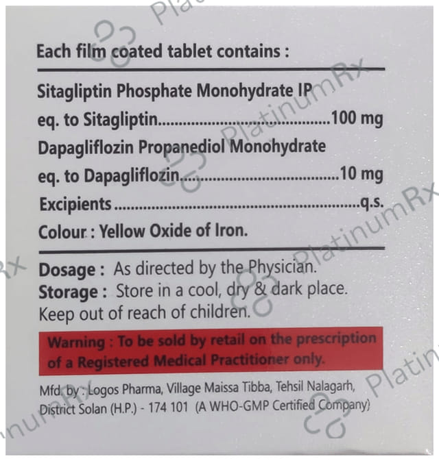 Sitatrack-D 10/100 Tablet