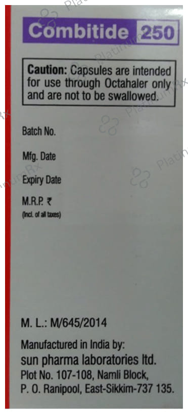 Combitide 250/50mcg Capsule 30s
