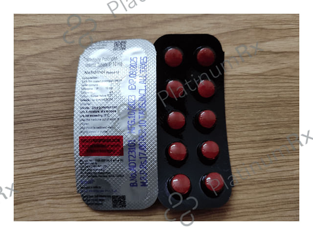 Nefidinol Retard 10mg PR Tablet 10s