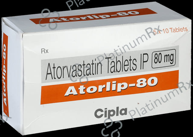 Atorlip 80mg Tablet 10s