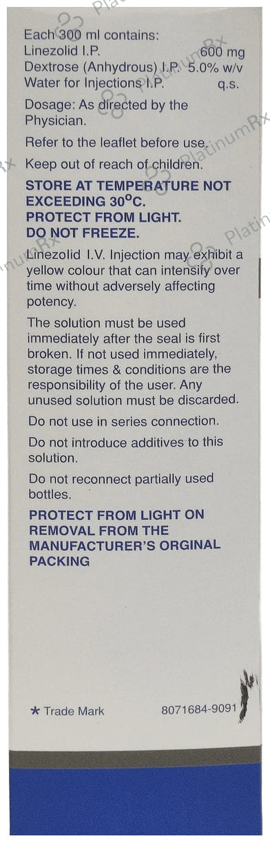 Linox 600mg Infusion 300ml