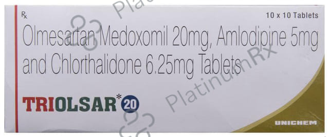 Triolsar 20 Tablet 10s