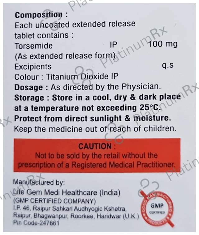 Torsoanz ER 100mg Tablet 10s
