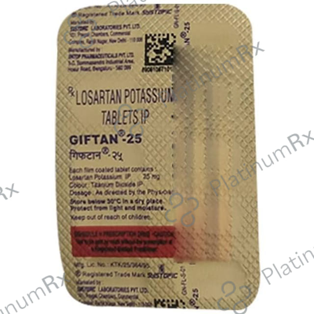 Giftan 25mg Tablet 10s