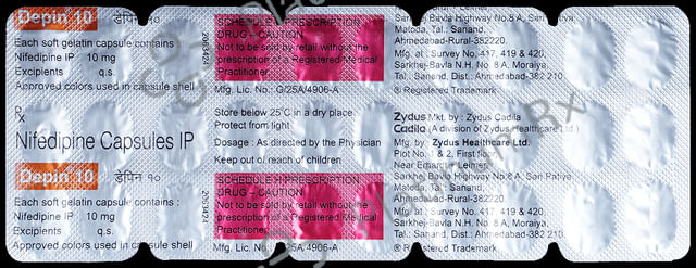 Depin 10mg Capsule 30s