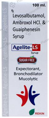 Agelite LS 30/50/1mg Syrup Sugar Free 100ml
