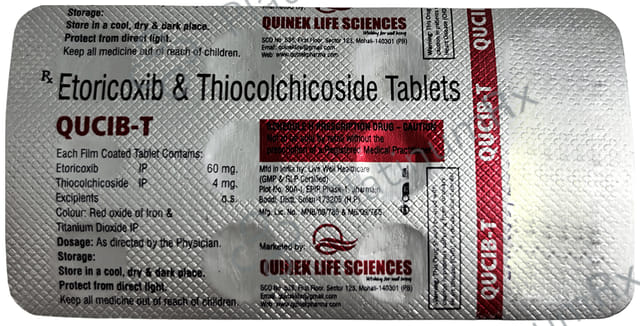 Qucib 60/4mg T Tablet 10s