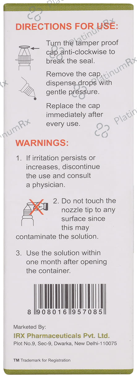 Dorzorx 2% Eye Drop