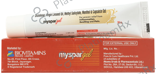 Myspar Gel 30gm