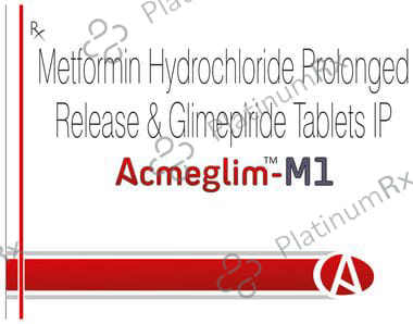 Acmeglim M 1/500mg Tablet PR 10s