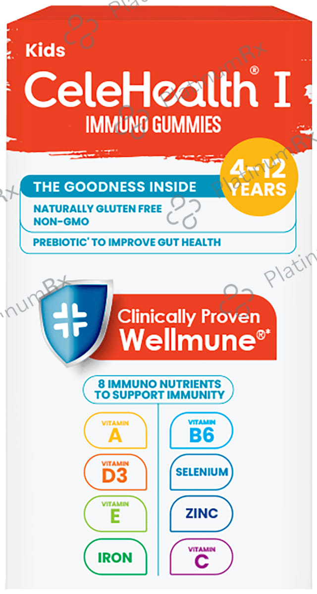 CeleHealth Kidz Immuno Plus Gummies Pulpy Mango 30s