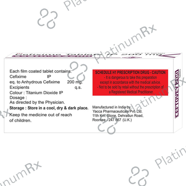 Ceftovey 200mg Tablet 10s