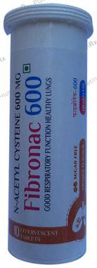 Fibronac 600mg Effervescent Tablet Orange Sugar Free 10s