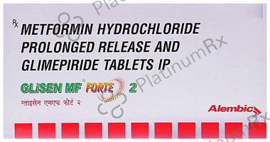 Glisen MF Forte 2/1000mg Tablet PR 15s