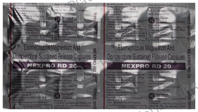 Nexpro RD 30/20mg SR Capsule 10s